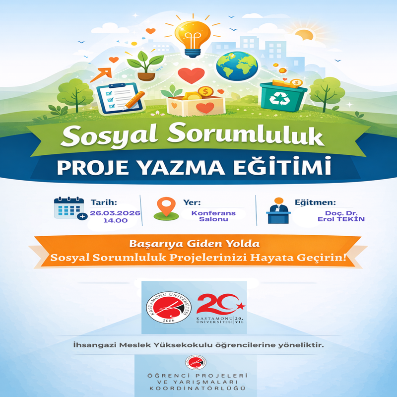 İhsangazi MYO Öğrencilerine Yönelik Proje Yazma Eğitimi